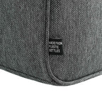 Vila Executive Duffel Bag in Recycled PET Embroidery - Graphite - Detail