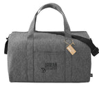 Vila Executive Duffel Bag in Recycled PET Embroidery - Graphite - Front