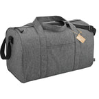 Vila Executive Duffel Bag in Recycled PET Embroidery - Graphite - Right Angle 3