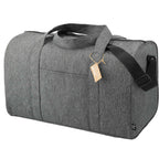 Vila Executive Duffel Bag in Recycled PET Full Color - Graphite - Left Angle 2