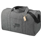 Vila Executive Duffel Bag in Recycled PET - Graphite - Left Angle