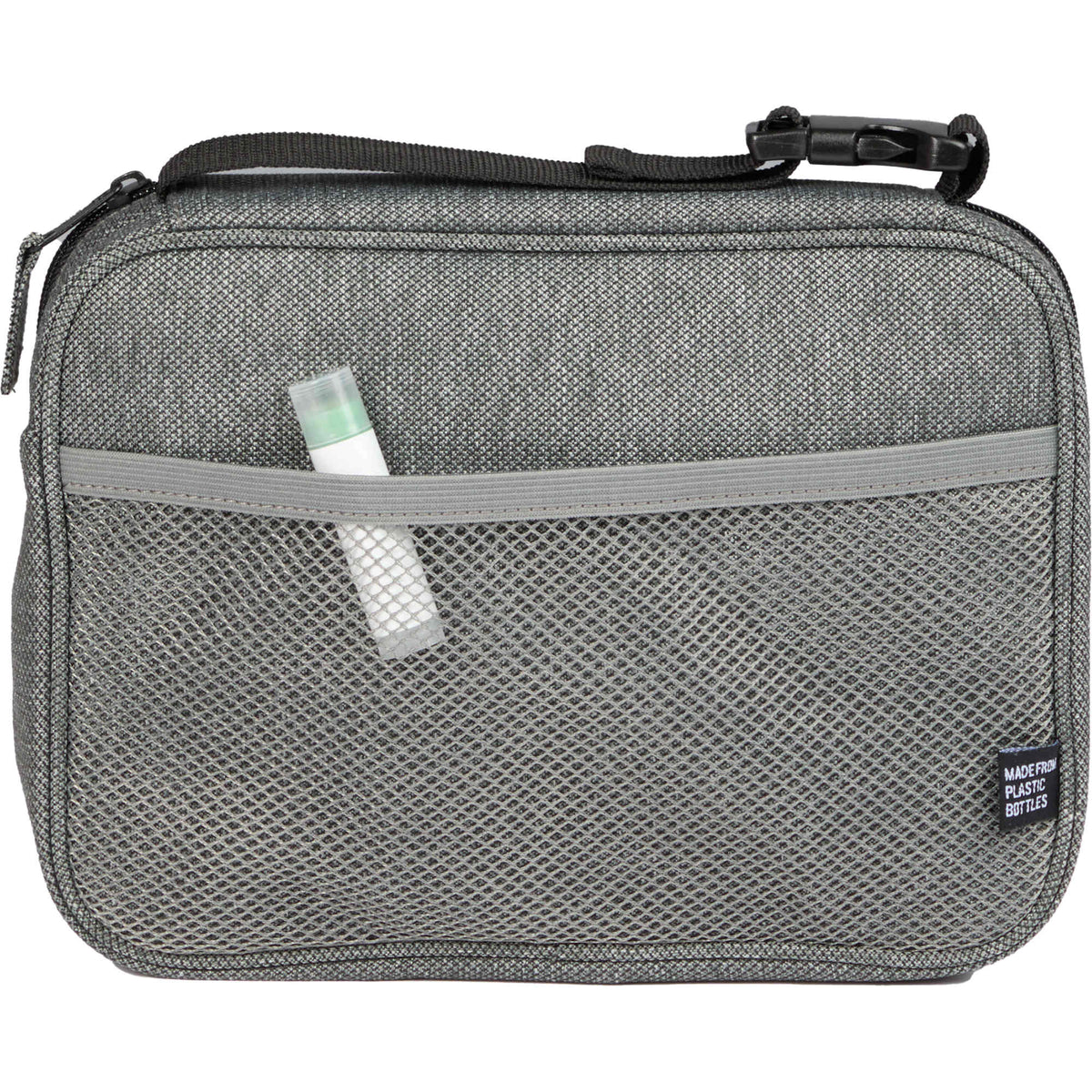 Vila Hanging Travel Organizer with Toothbrush Loop Embroidery - Graphite - Back