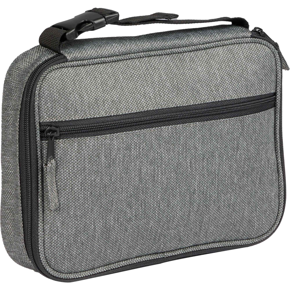 Vila Hanging Travel Organizer with Toothbrush Loop Full Color - Graphite - Right Angle