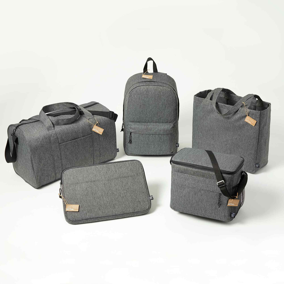 Vila Laptop Backpack in Recycled 600D Polyester, 15 Inch - Graphite - Collection