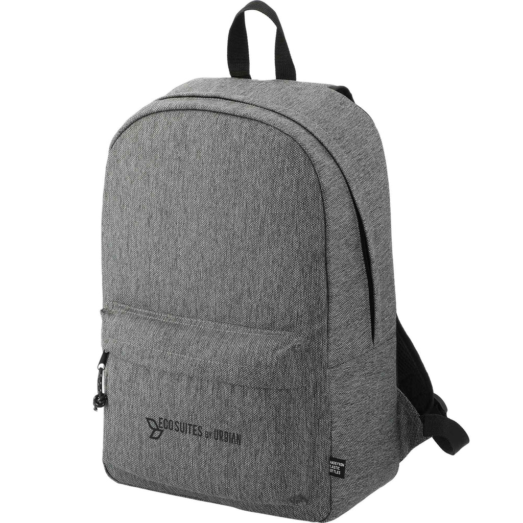 Vila Laptop Backpack in Recycled 600D Polyester, 15 Inch - Graphite - Left Angle