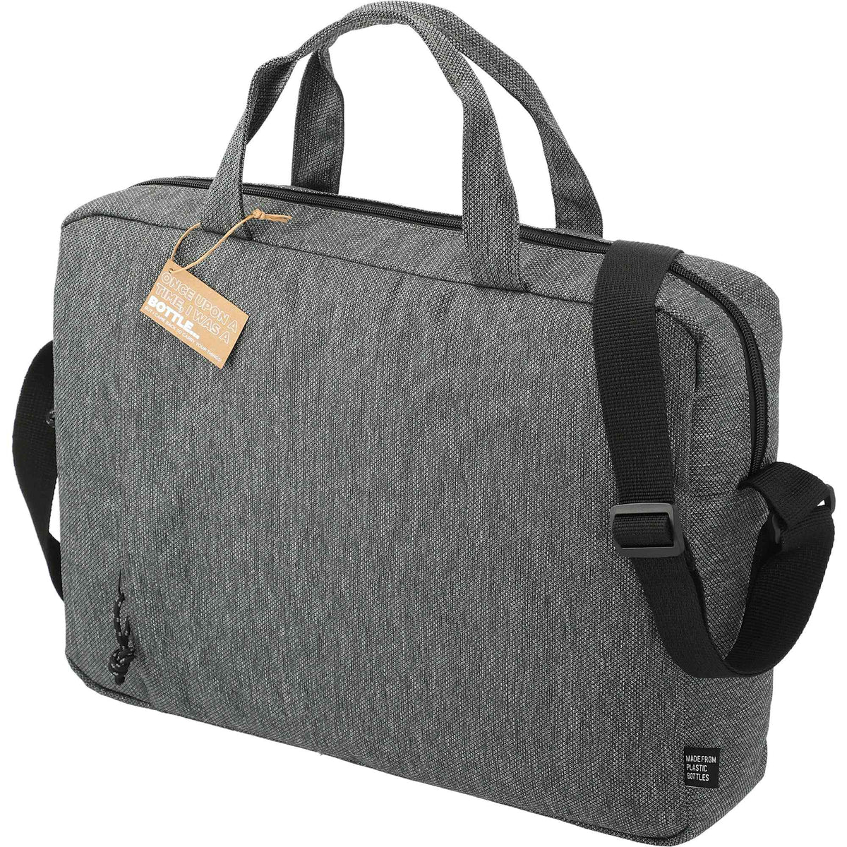 Vila Recycled Business Case for 15 Inch Laptops Full Color - Graphite - Left Angle 2