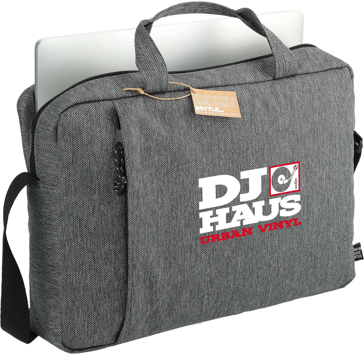 Vila Recycled Business Case for 15 Inch Laptops Full Color - Graphite - Right Angle 2