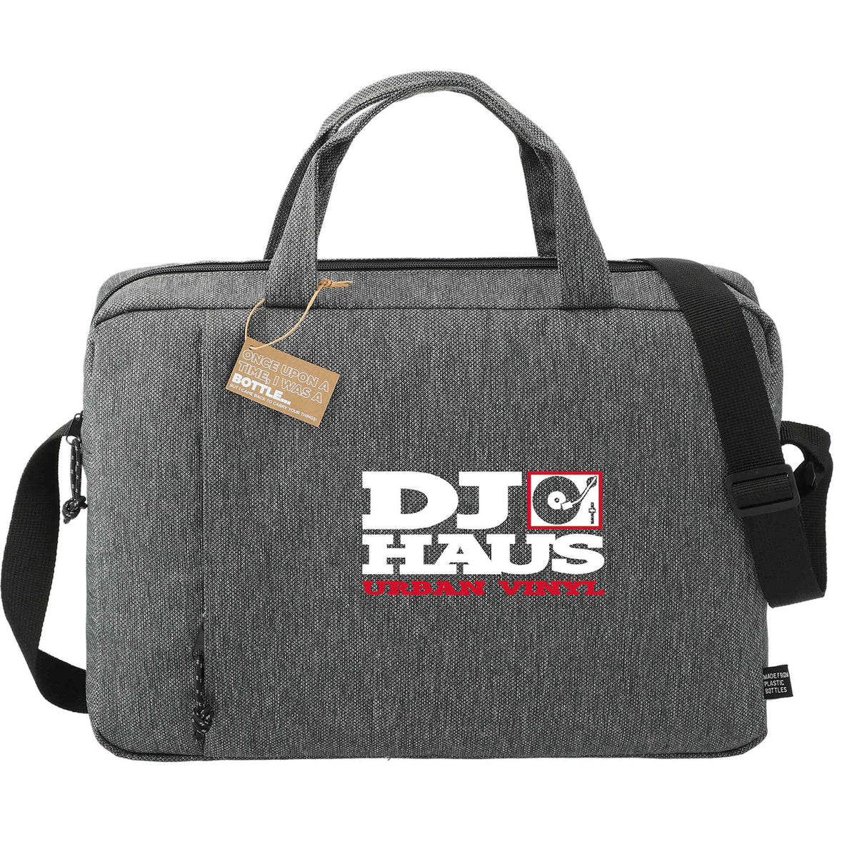 Vila Recycled Business Case for 15 Inch Laptops - Graphite - Front