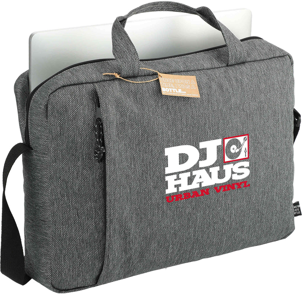 Vila Recycled Business Case for 15 Inch Laptops - Graphite - Right Angle 2