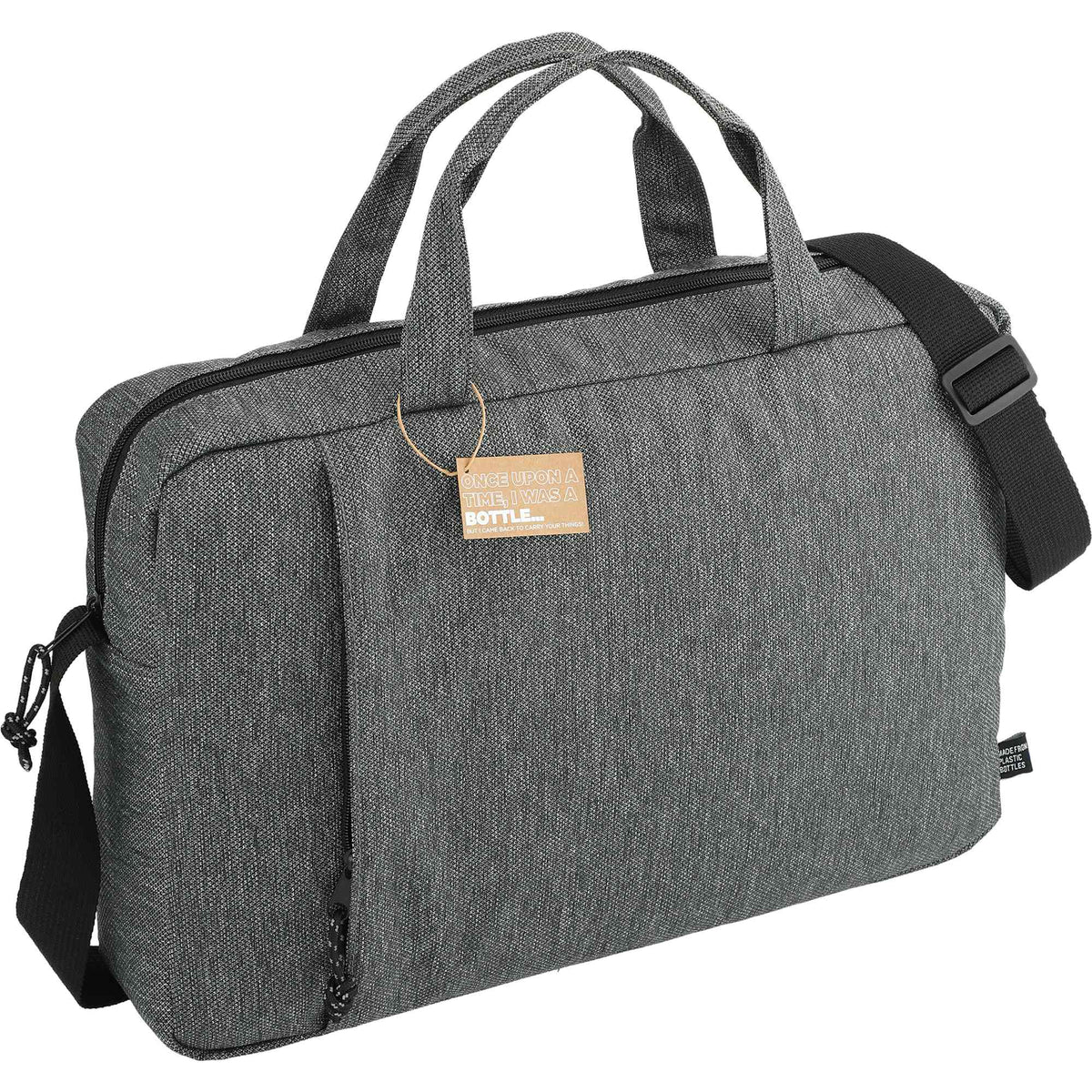 Vila Recycled Business Case for 15 Inch Laptops - Graphite - Right Angle 3