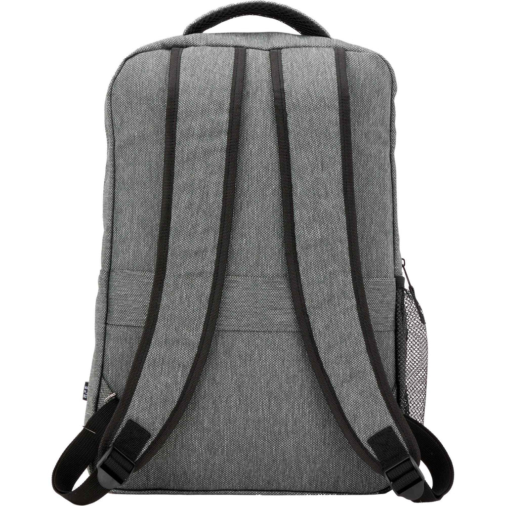 Vila Recycled Commuter Backpack, 15 Inch - Graphite - Back