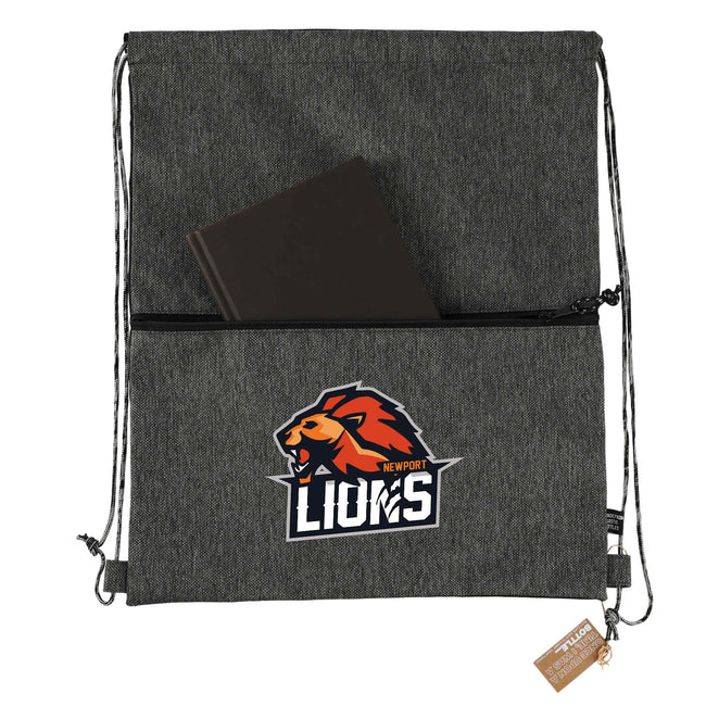 Vila Recycled Drawstring Bag with Marled Cords