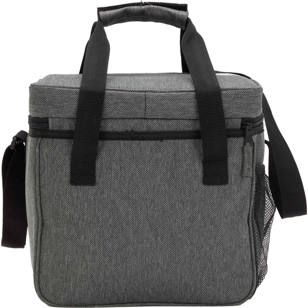 Vila Recycled Event Cooler for 24 Cans Embroidery - Graphite - Back
