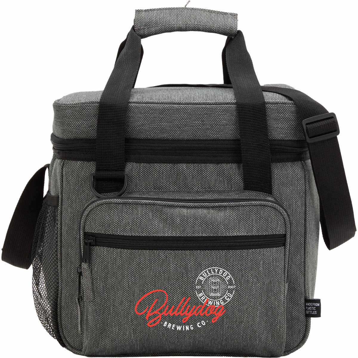 Vila Recycled Event Cooler for 24 Cans Embroidery - Graphite - Front