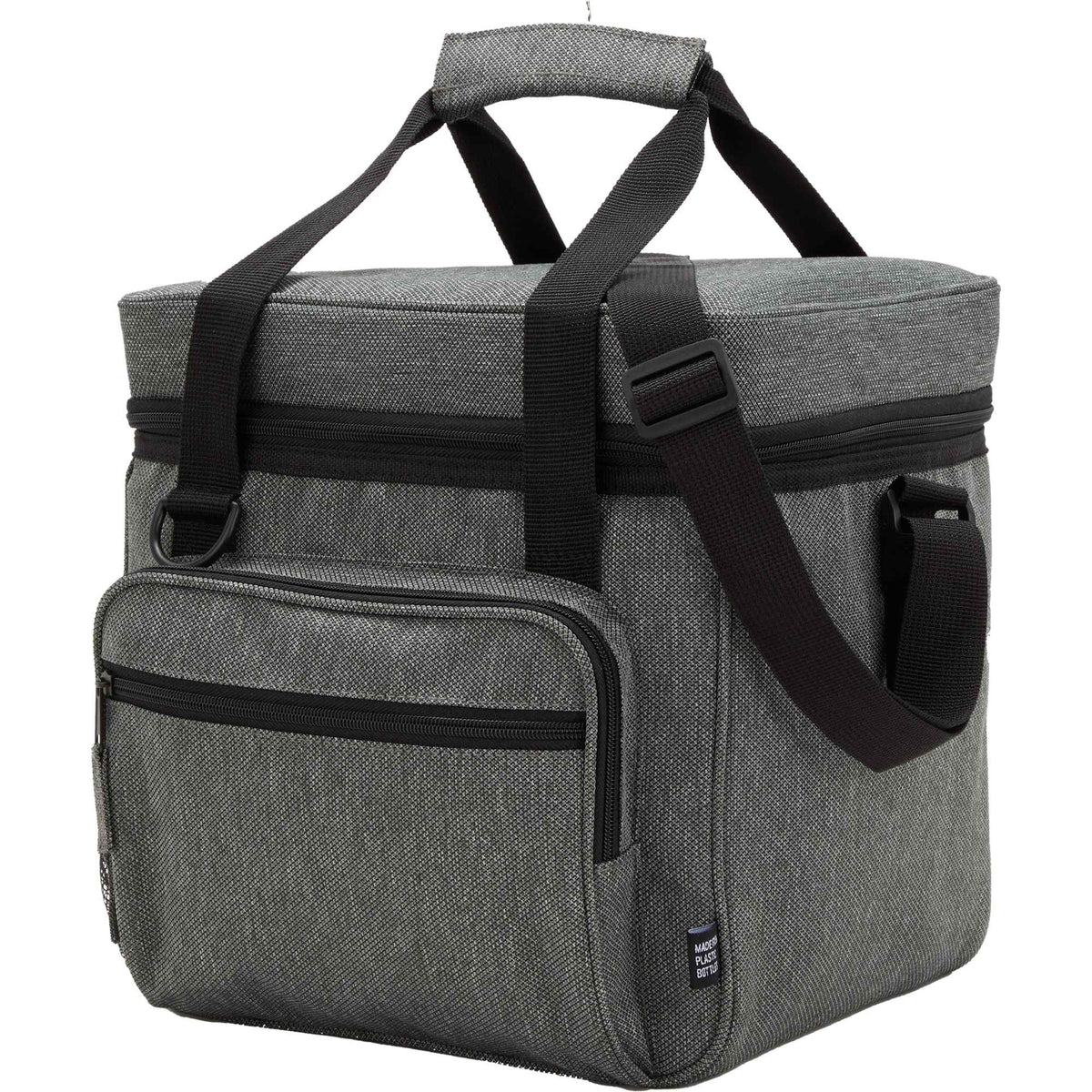 Vila Recycled Event Cooler for 24 Cans Full Color - Graphite - Left Angle