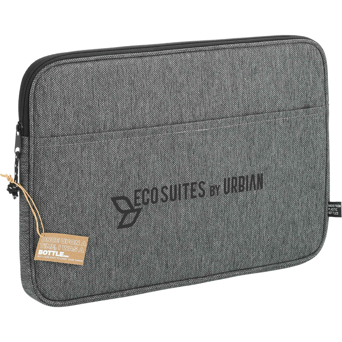Vila Recycled Laptop Sleeve, 15 Inch Full Color - Graphite - Right Angle 2