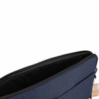 Vila Recycled Laptop Sleeve, 15 Inch - Navy - Back