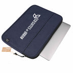 Vila Recycled Laptop Sleeve, 15 Inch - Navy - Front 2