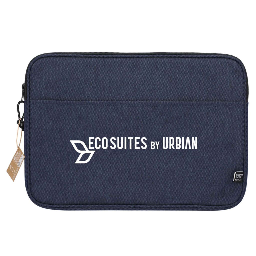 Vila Recycled Laptop Sleeve, 15 Inch - Navy - Front