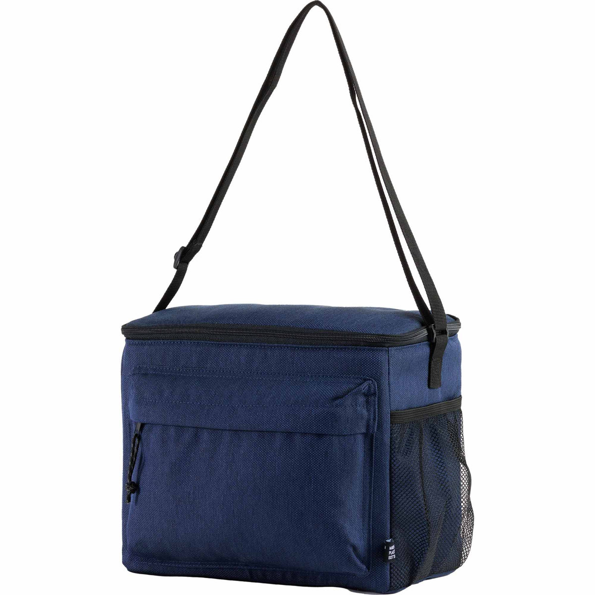 Vila Recycled Lunch Cooler for 12 Cans Full Color - Navy - Left Angle