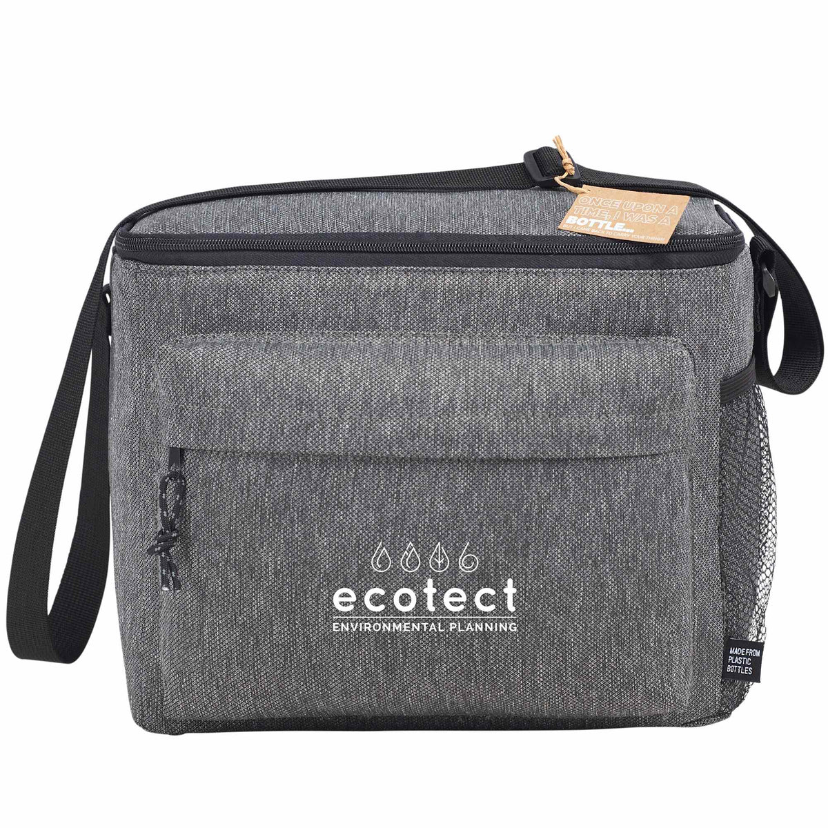 Vila Recycled Lunch Cooler for 12 Cans - Graphite - Front