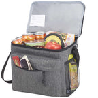 Vila Recycled Lunch Cooler for 12 Cans - Graphite - Left Angle 3