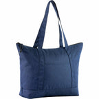 Vila Zippered Tote in Recycled Polyester - Navy - Right Angle