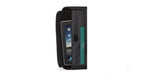 Vintage Leather Zip Padfolio with Tablet Compartment Debossing - Black - View 3