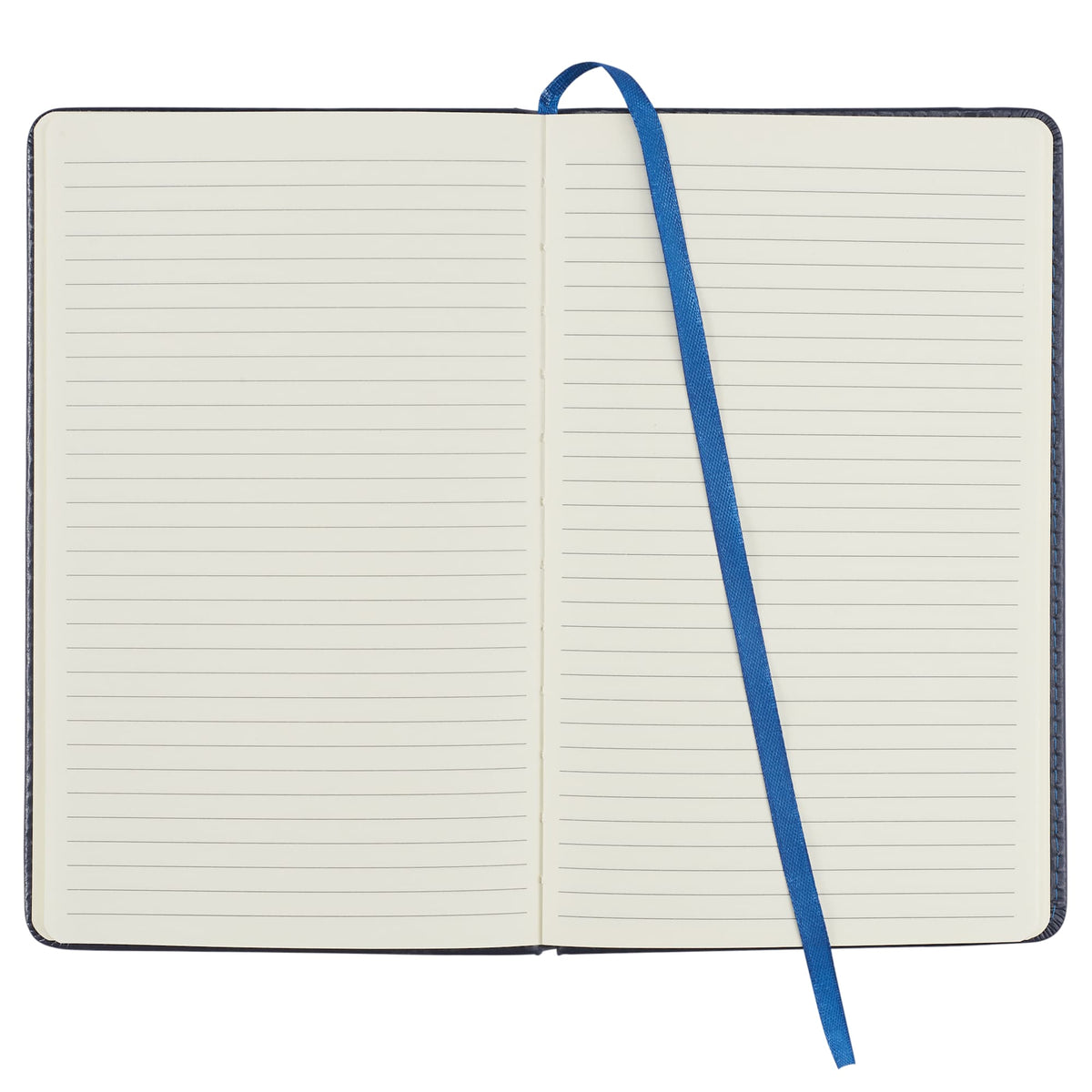 Viola Bound Notebook with Aluminum Pen, 6 x 8.5 Inches Debossing - Navy - Photo