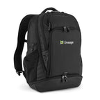 Viper Laptop Backpack with Shoe Compartment, 15 Inch Embroidery - Black - View 1