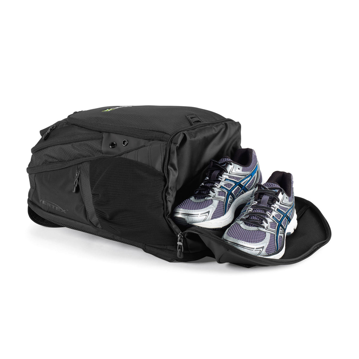 Viper Laptop Backpack with Shoe Compartment, 15 Inch Embroidery - Black - View 7