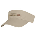 Visor in Cotton Twill Embroidery - Khaki - Embroidery