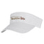 Visor in Cotton Twill Embroidery - White - Embroidery