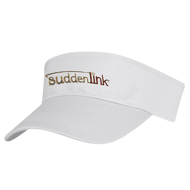 Visor in Cotton Twill Embroidery