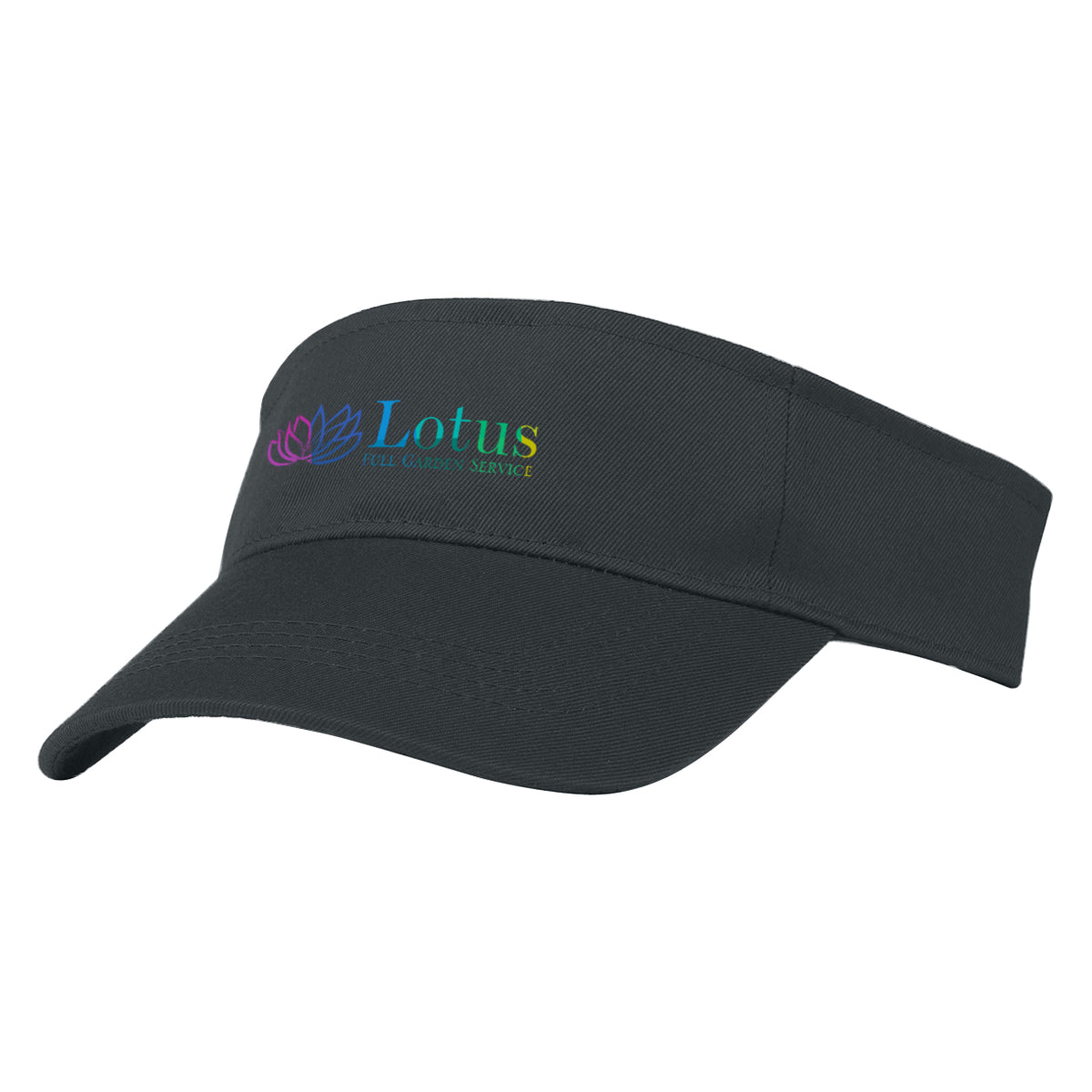 Visor in Recycled PET Embroidery - Black - Colorbrite