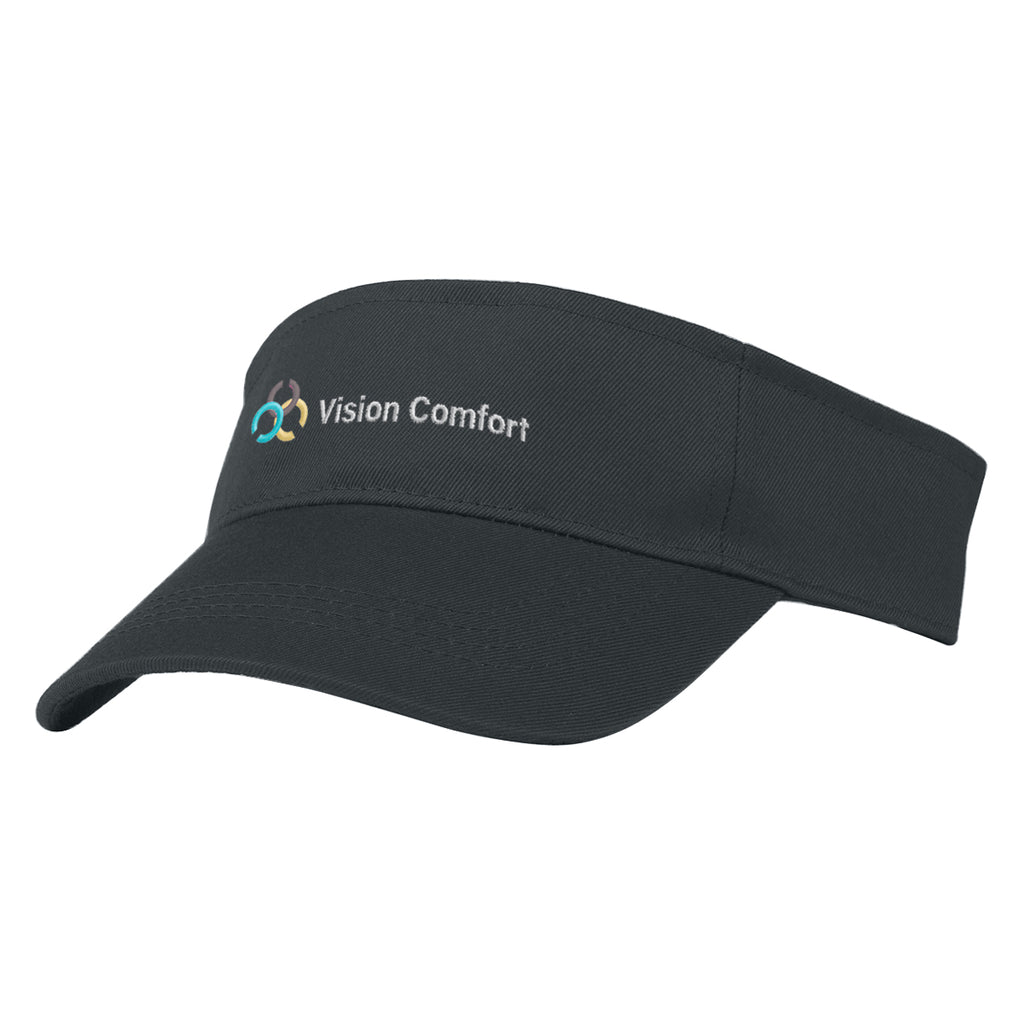 Visor in Recycled PET Embroidery - Black - Embroidery