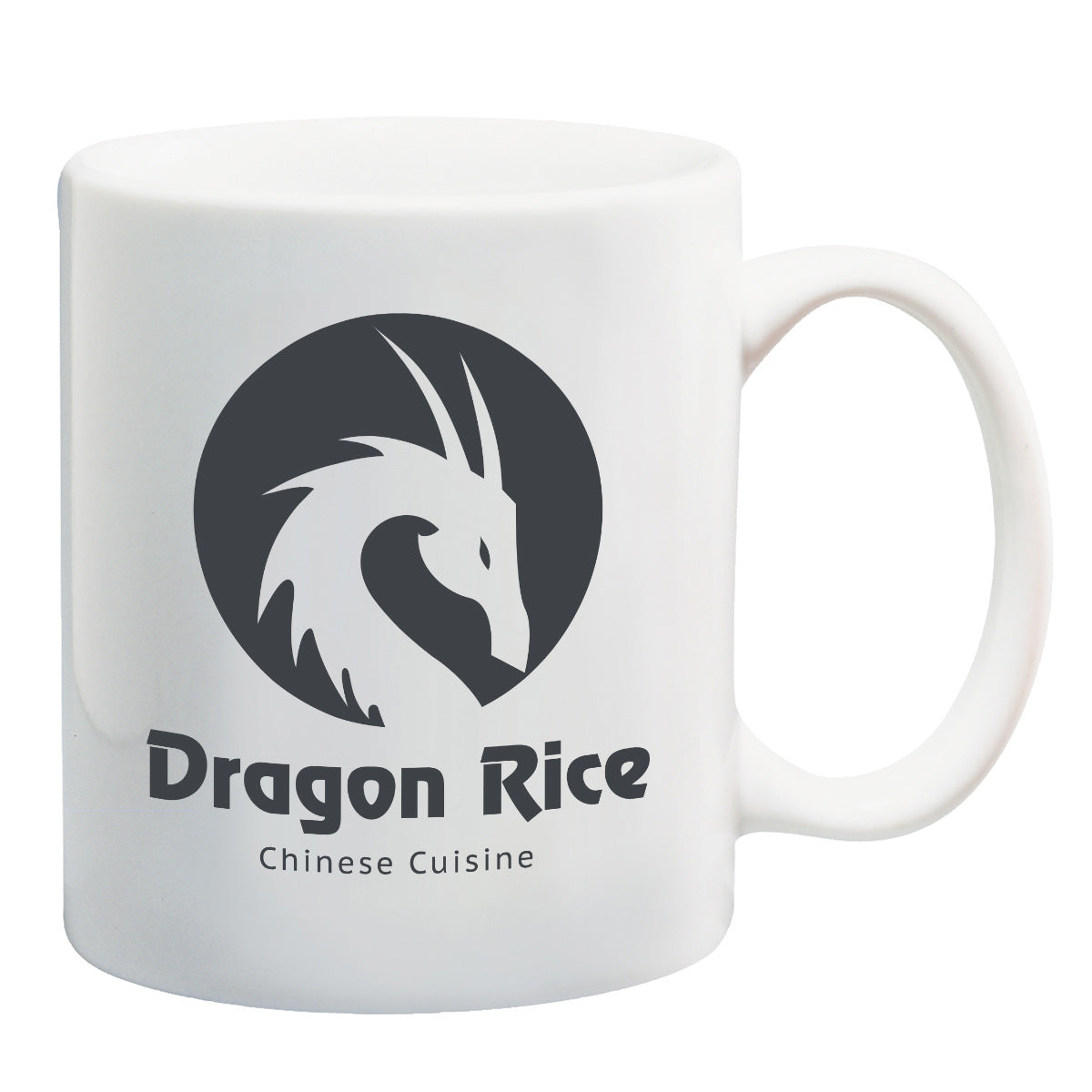 Vitrified Ceramic Mug, 11 oz - White - Ceramic