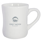 Vitrified Mug, 10 oz - White - Ceramic