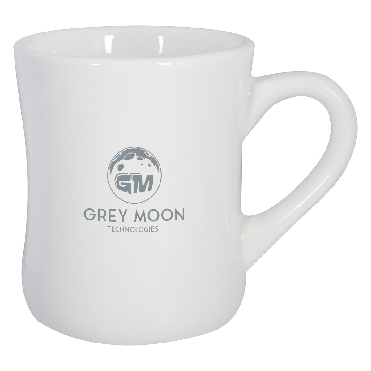 Vitrified Mug, 10 oz - White - Ceramic
