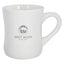 Vitrified Mug, 10 oz - White - Ceramic