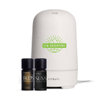 Vitruvi Glow Diffuser with Two Essential Oil Blends - White - Front