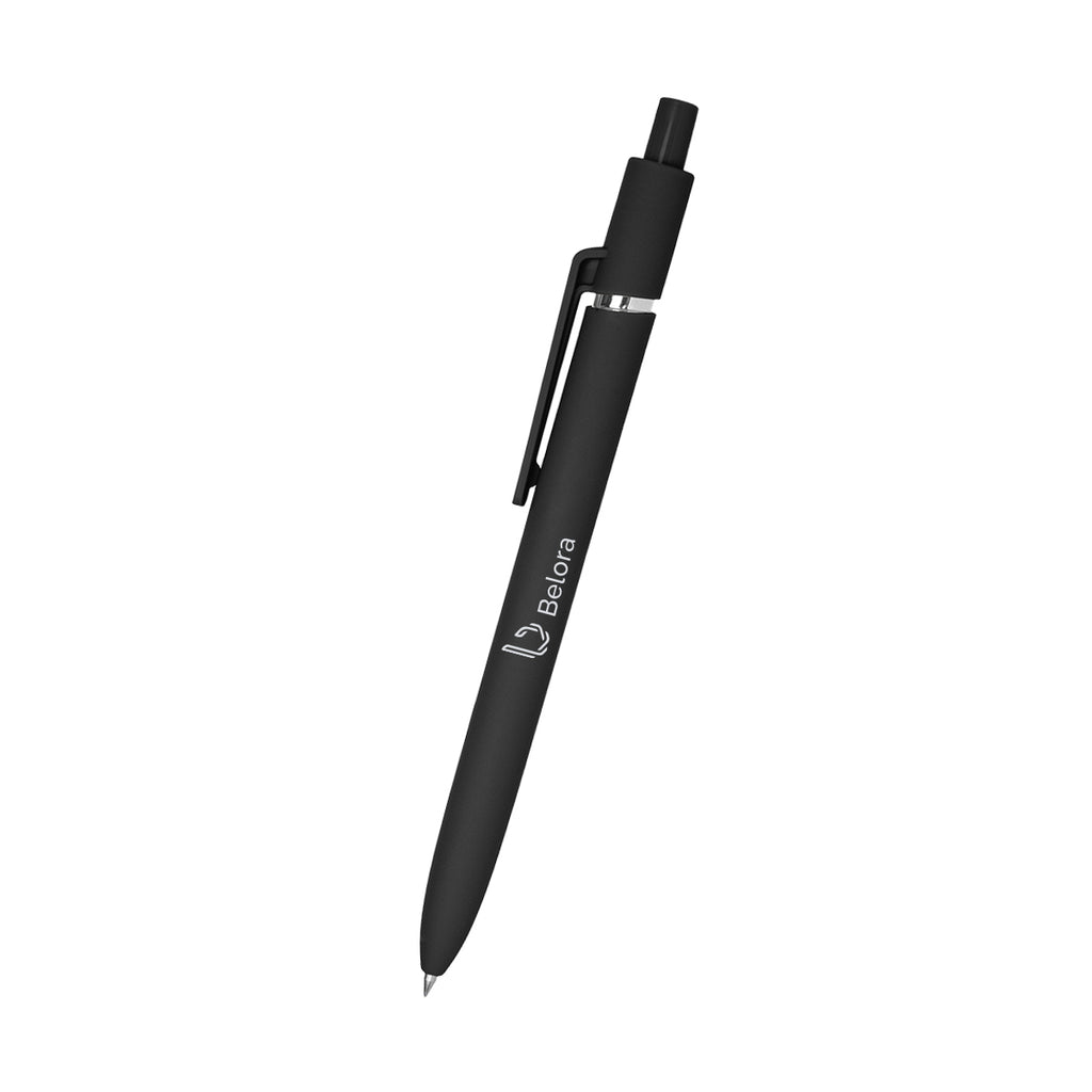 Vivian Gel Pen in Recycled ABS - Black - Silk Screen
