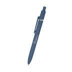 Vivian Gel Pen in Recycled ABS - Navy - Silk Screen