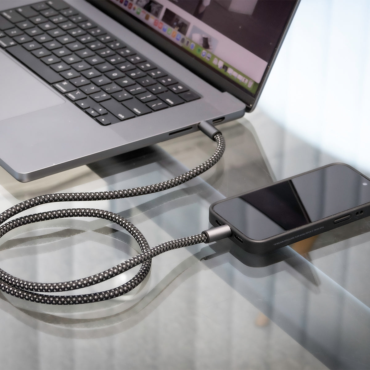 Volt Eco Charging Cord - Inuse