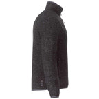 Vorlage Sweater Knit Half Zip Pullover for Men Transfer - Blk Smk Hthr/Blk Smk Hthr - Right Side