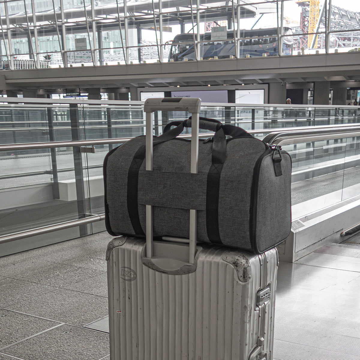 Voyager Dual Function Eco Duffel Bag - Inuse1
