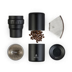 VSSL Nest Pour Over Coffee Kit with Two Mugs - Black - View 3