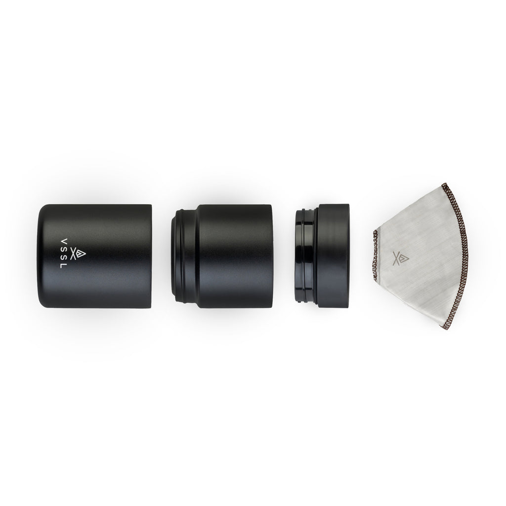 VSSL Nest Pour Over Set with One Mug Laser Engraving - Black - View 9