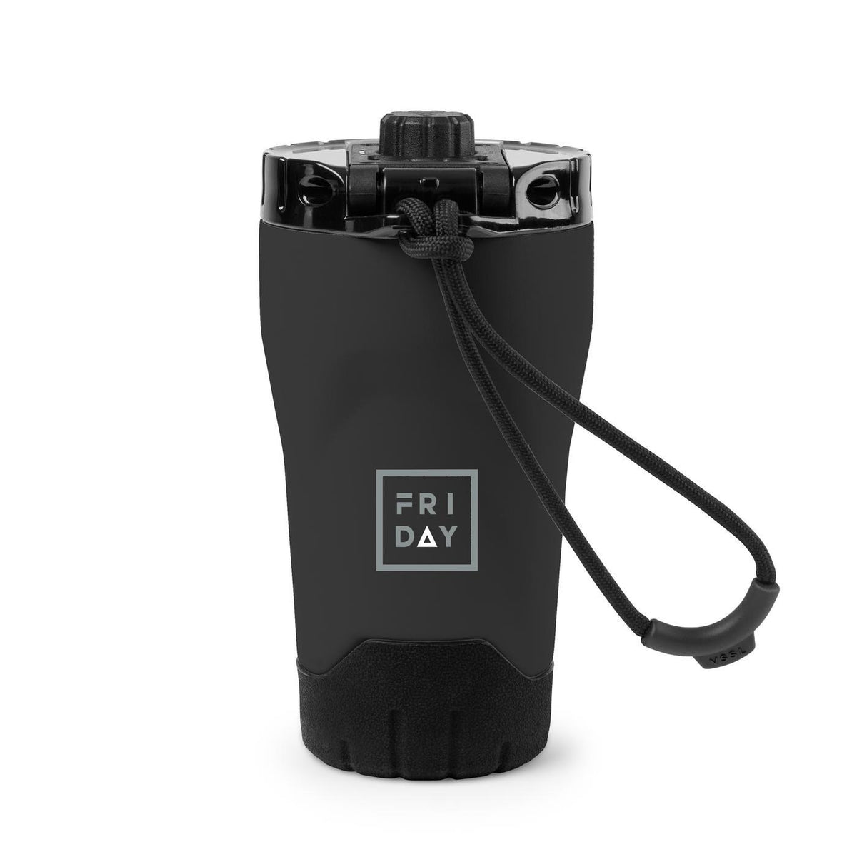 VSSL Rift Insulated Tumbler, 10 oz Laser Engraving - Black - View 1