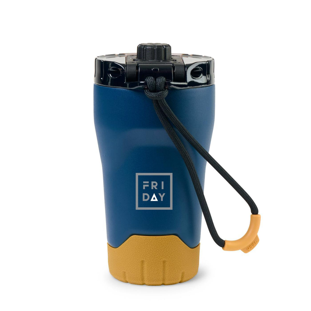 VSSL Rift Insulated Tumbler, 10 oz Laser Engraving - Pacific Blue - View 1